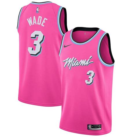 miami heat basketball jersey pink